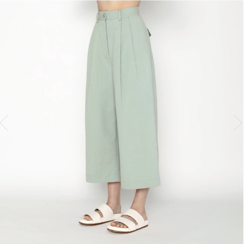 Pleated Skate Trouser - Ss20 - Aqua Size M